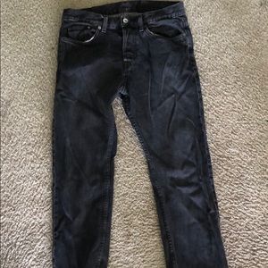 H&M Slim Tapered Black Jeans